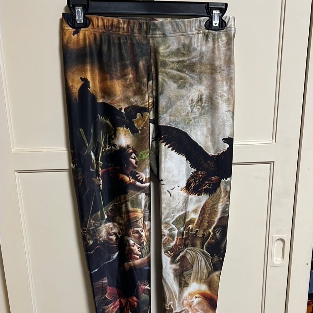 Blackmilk Battle Print Leggings